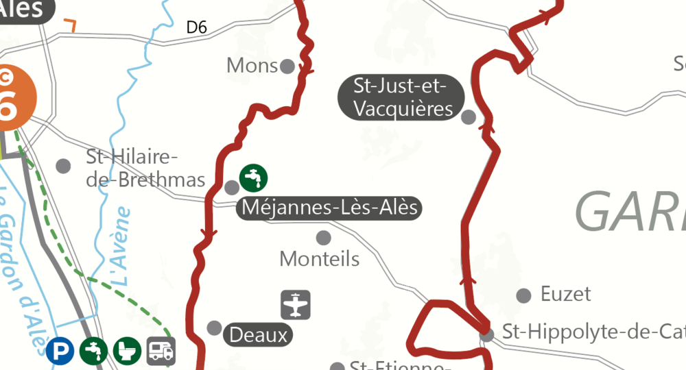 Cyclo : Des vallons au pied du Mont Bouquet_Vézénobres