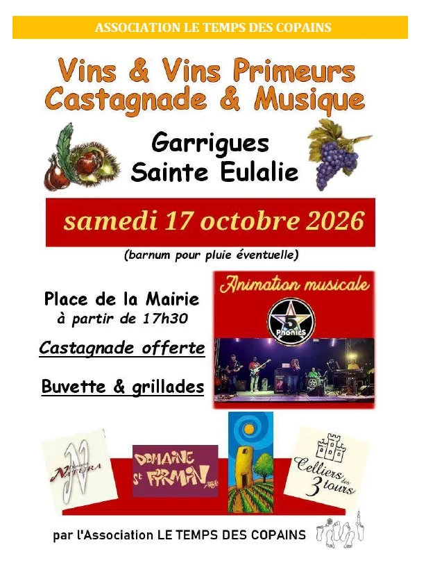 Fête des Vins Primeurs et Castagnade_Garrigues-Sainte-Eulalie