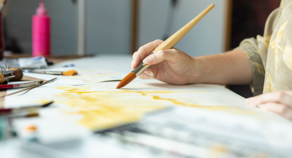 Jeu de peinture collaboratif : les toiles voyageuses_Les Angles