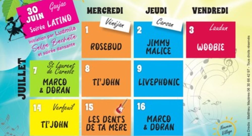 Les Estiv'Dredis de Vénéjan_Vénéjan