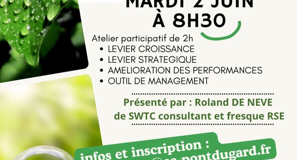 Atelier - Mettre en place une démarche RSE_Remoulins
