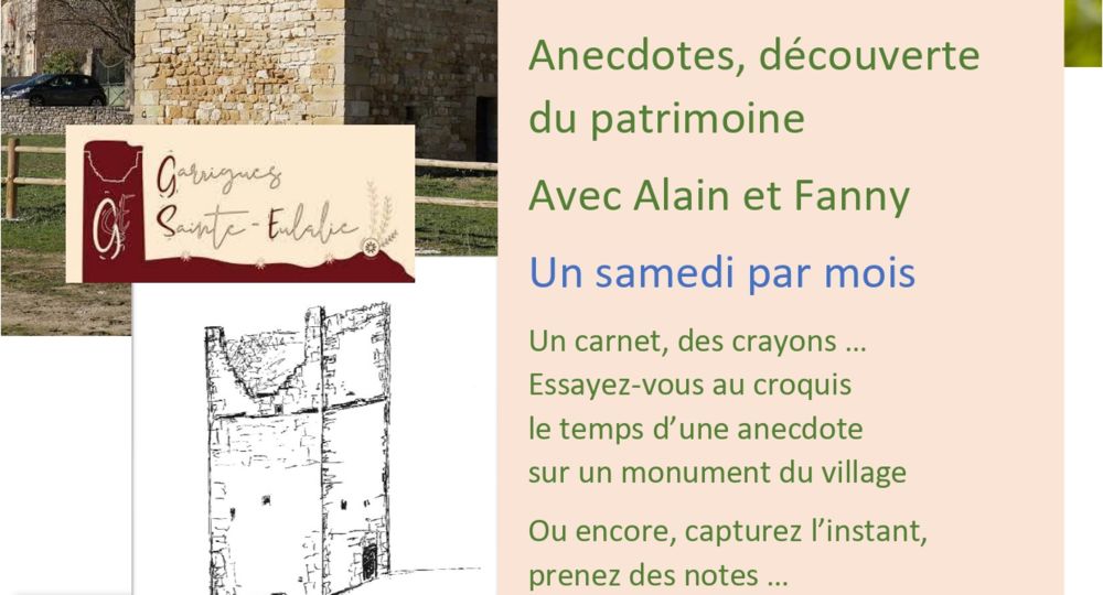 Atelier - Découverte du patrimoine_Garrigues-Sainte-Eulalie