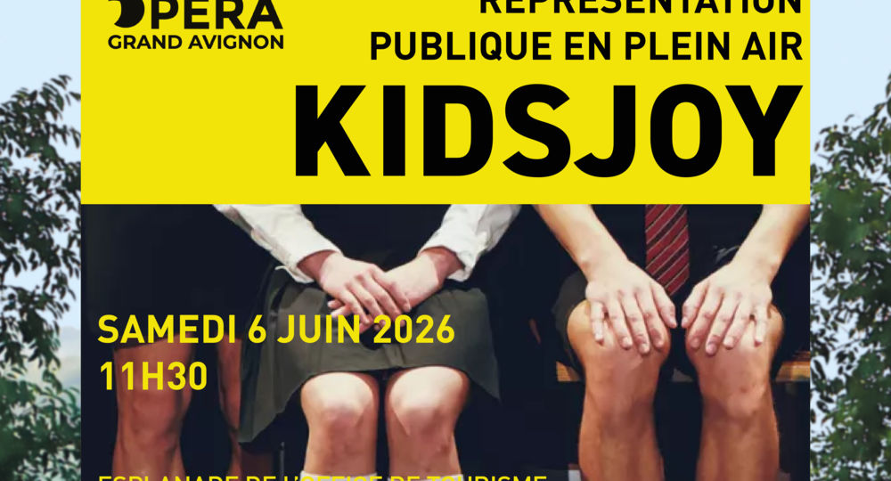 Représentation publique en plein air de «Kidsjoy»_Villeneuve-lez-Avignon