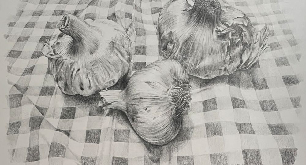 Aulx Fatigués - Graphite sur papier - 65x50 cm