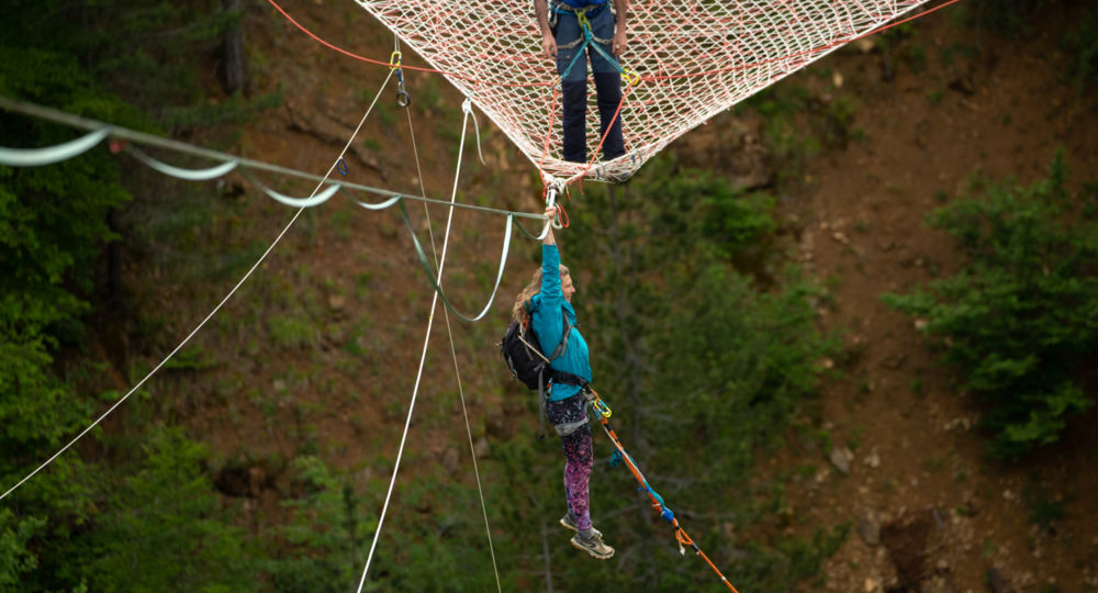Départ du saut