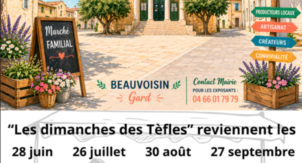 Marché Estival : Le Dimanche des tèfles_Beauvoisin