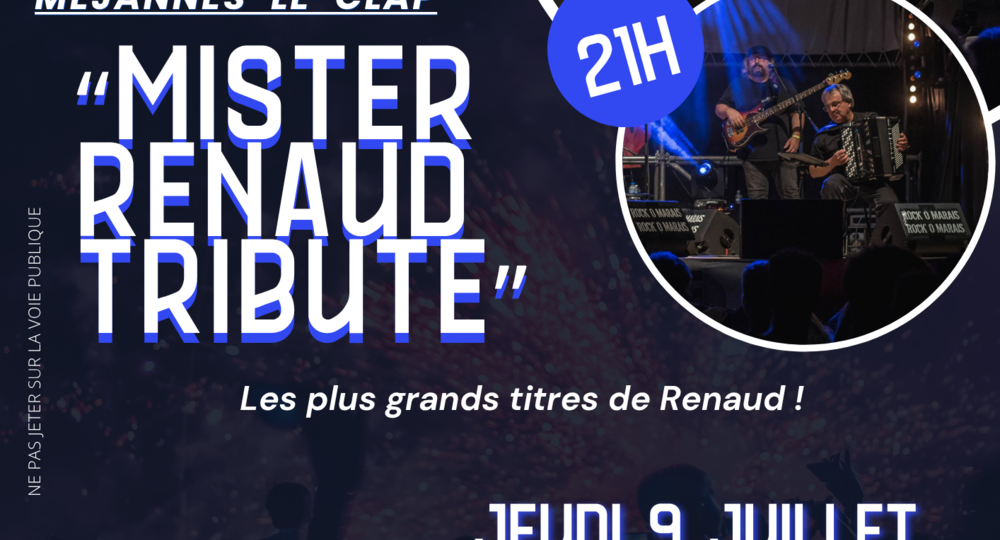 Concert Mister Renaud tribute_Méjannes-le-Clap