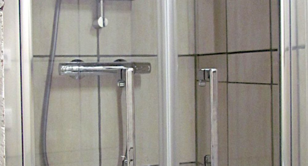 La douche à l'étage