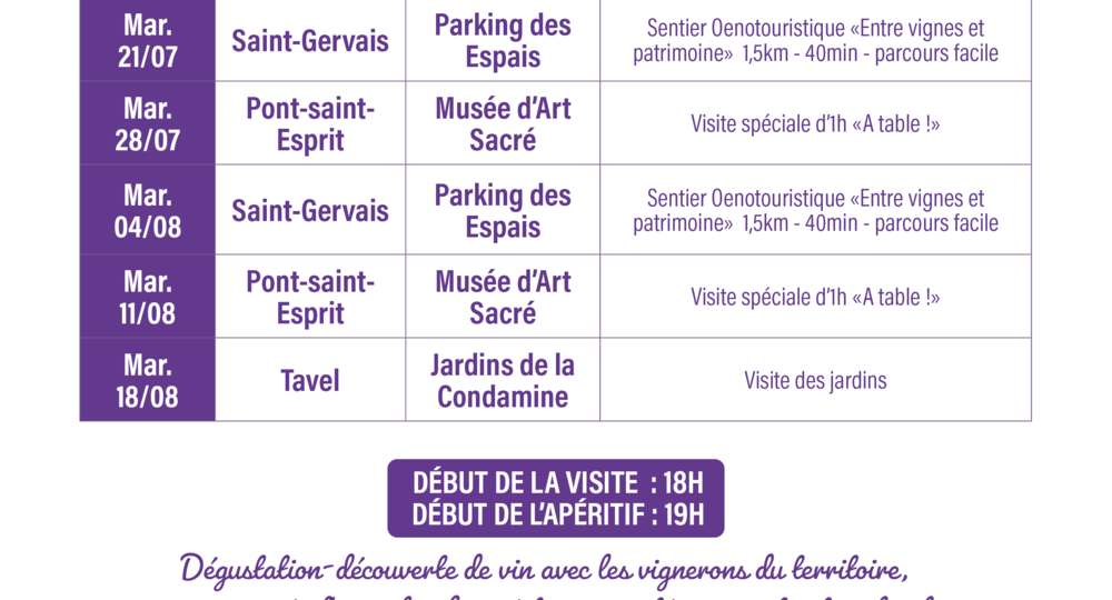 Apéritif Vigneron à St Gervais_Saint-Gervais