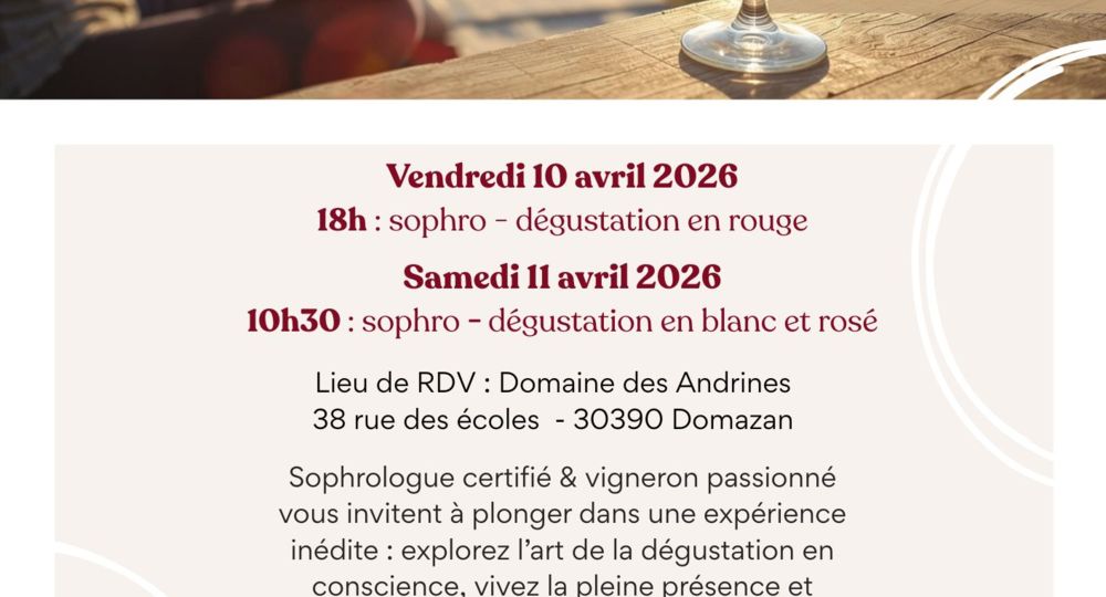 Sophro-dégustation - Instant Évasion