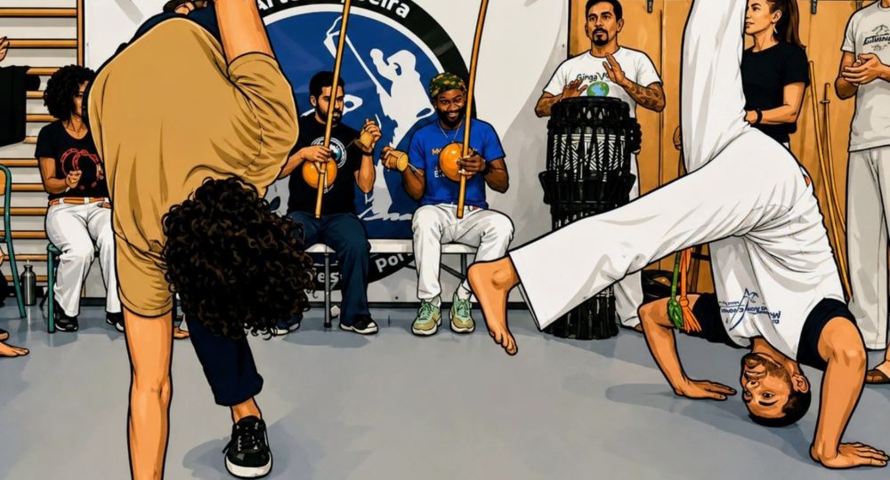 Jeu de Capoeira pendant un évènement