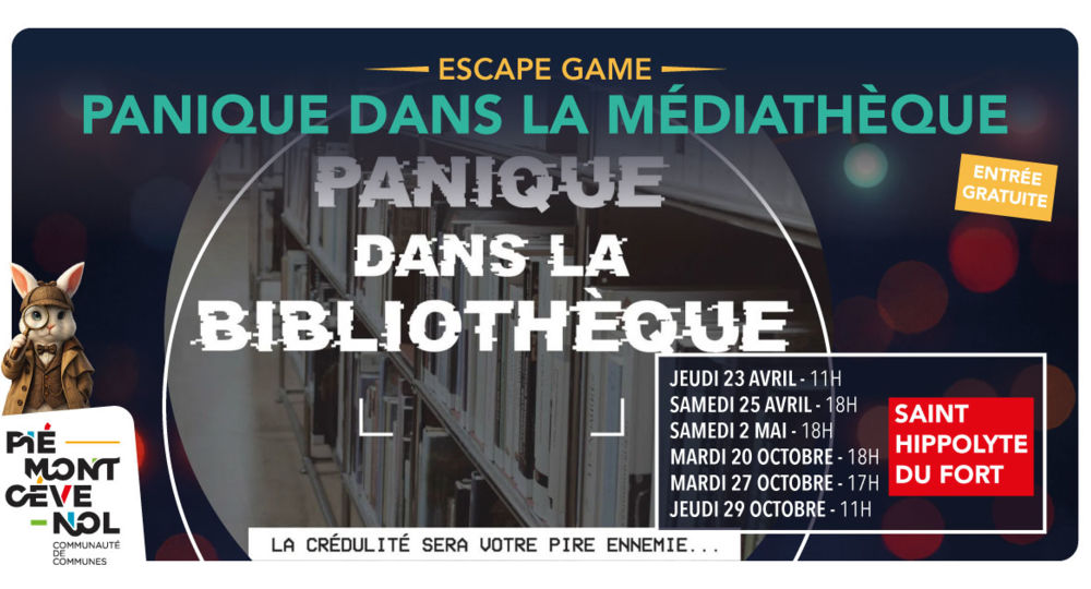 Escape Game - Panique dans la bibliothèque_Saint-Hippolyte-du-Fort