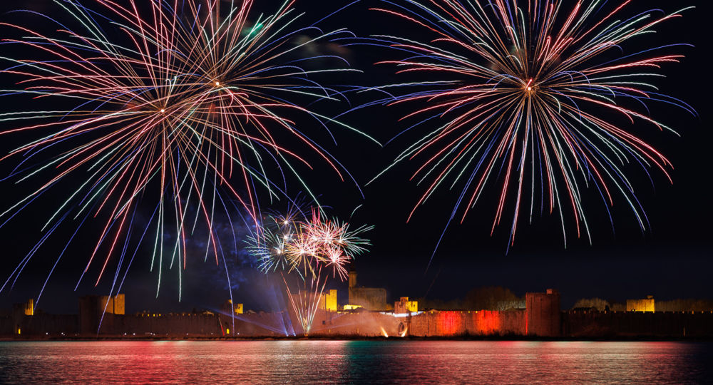 Feu d'artifice du 14 juillet_Aigues-Mortes