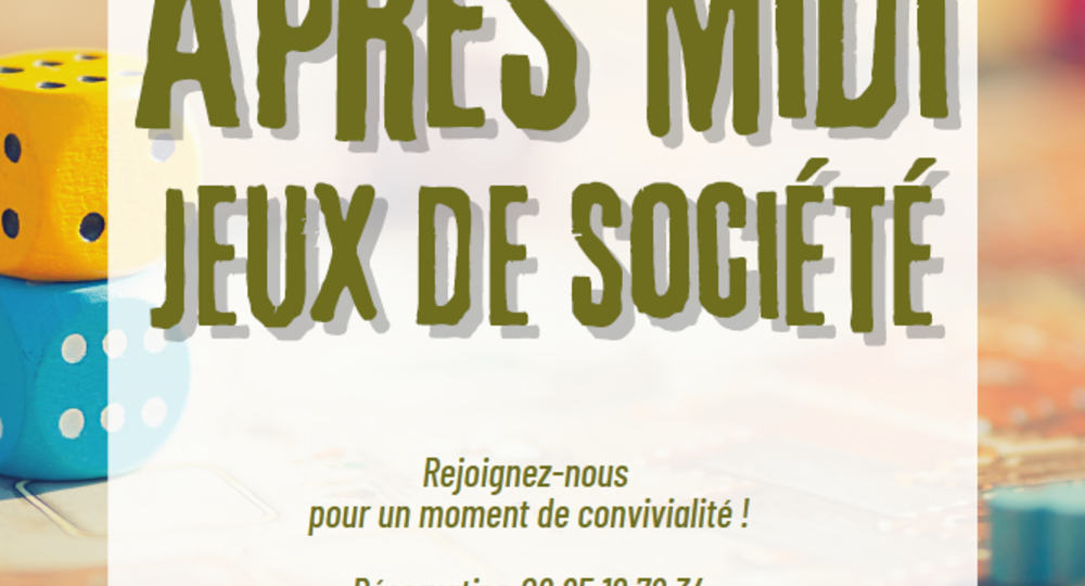 Après-midi Jeux de société