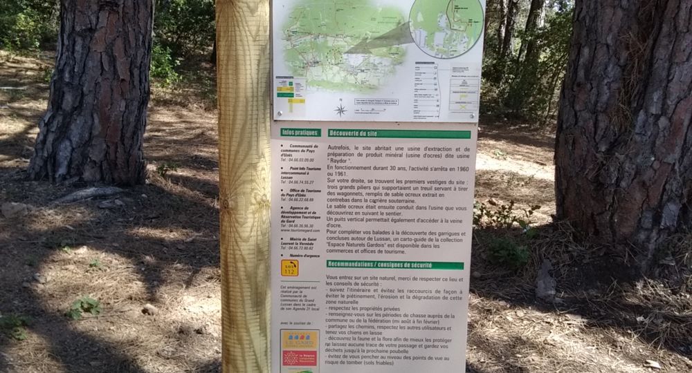 Sentier de découverte des ocres_Saint-Laurent-la-Vernède