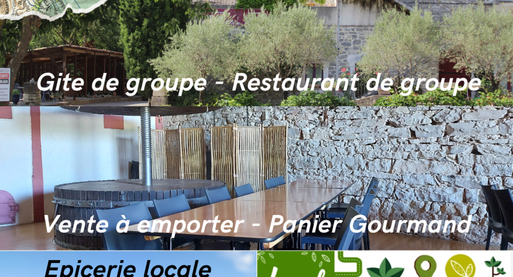 Le Mas de Roux Gite et restaurant de groupe Epicerie fine et locale Bragassargues