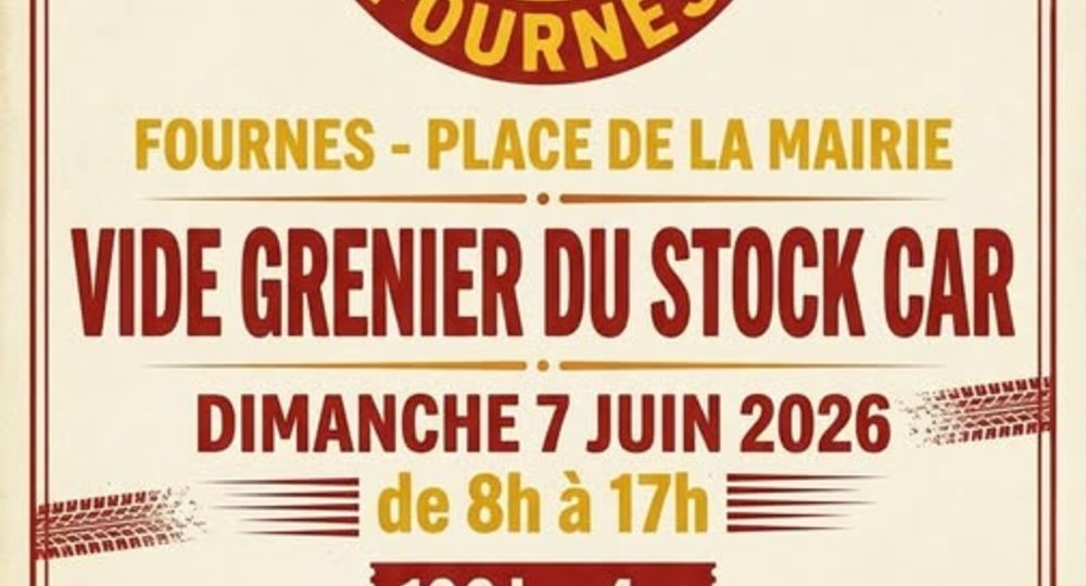Vide grenier du stock car