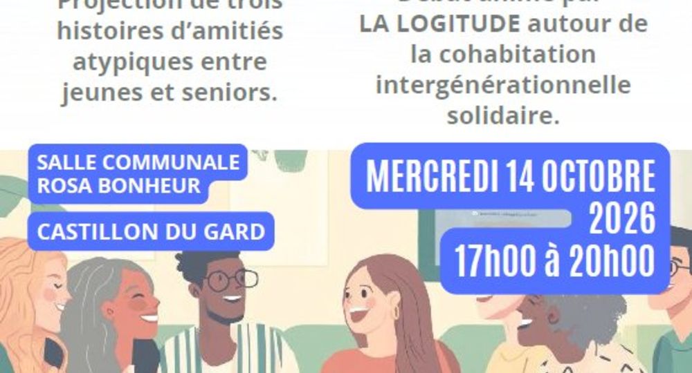Soirée débats intergénérationnels - Semaine Bleue_Castillon-du-Gard