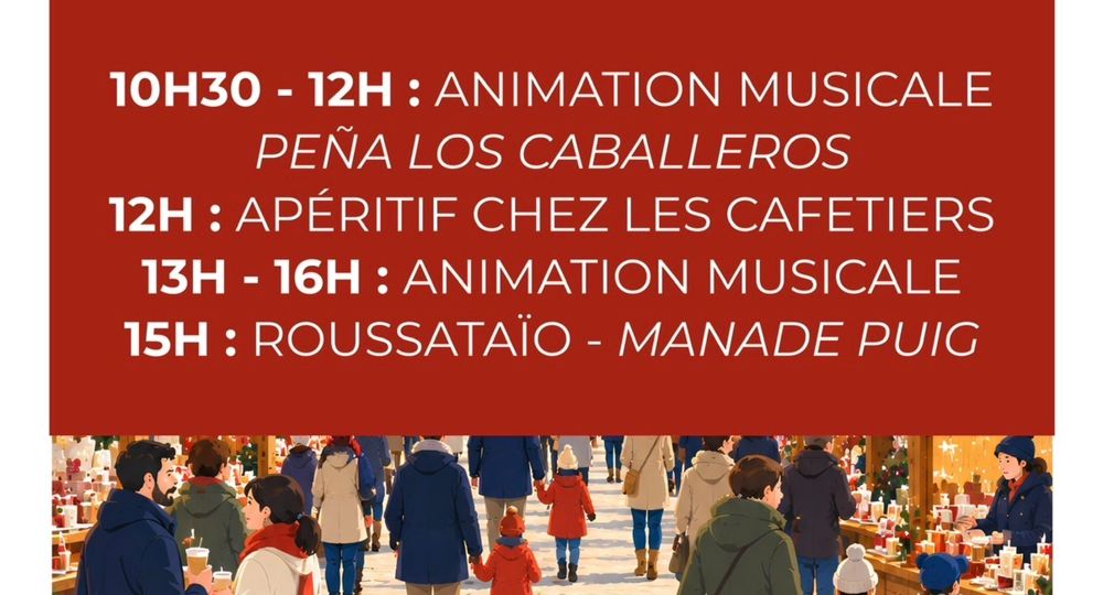 Programme marché de Noël - Générac (Gard - 30)