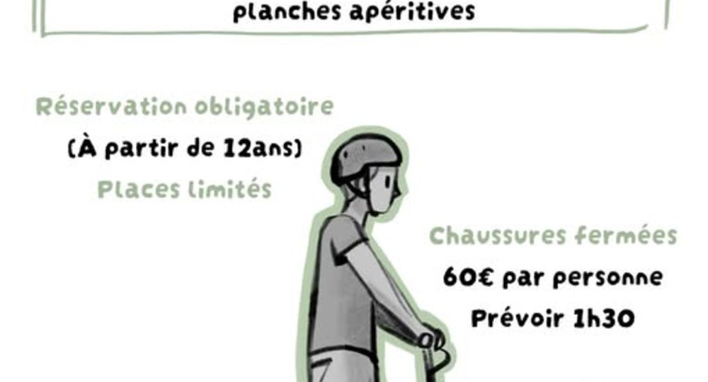 Virée en trottinette électrique dans les vignes