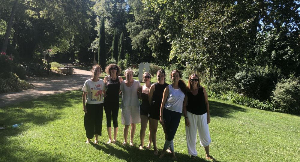 Le jardin des Oules en groupe