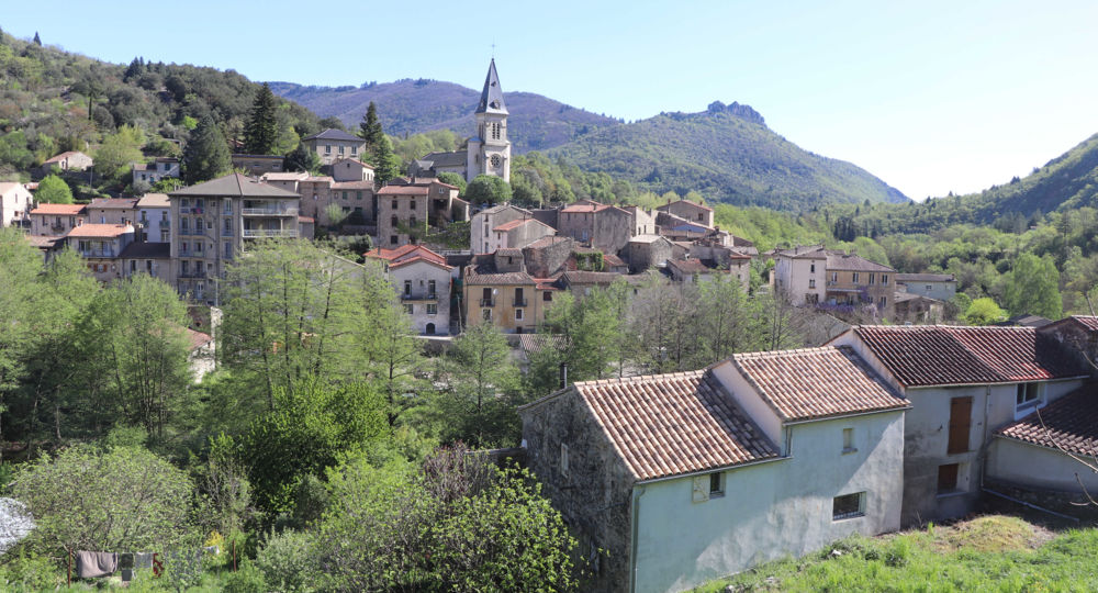Arre, village cévenol au départ du Trail d'Arre