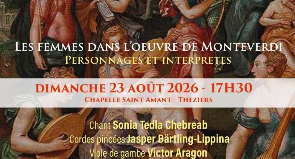 Concert baroque -les femmes dans l'oeuvre de Monteverdi_Théziers