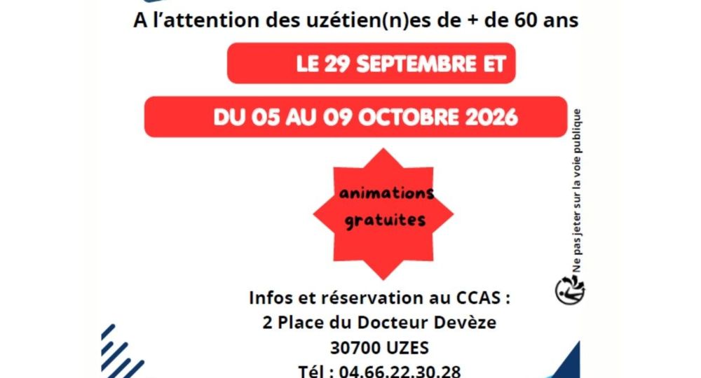 La Semaine Bleue_Uzès