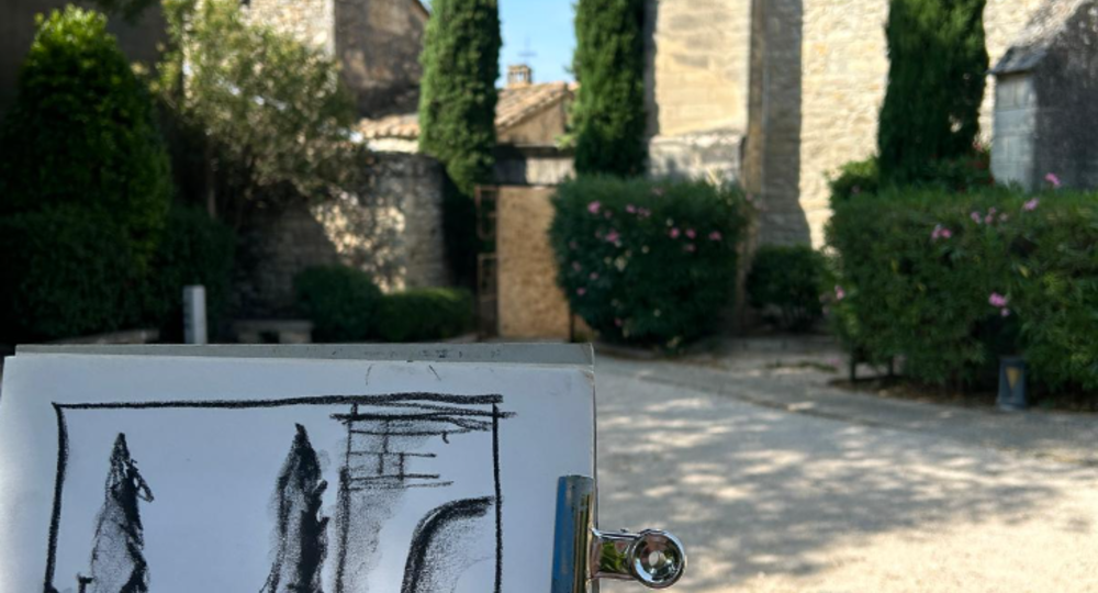Stage de peinture en plein air_Les Angles