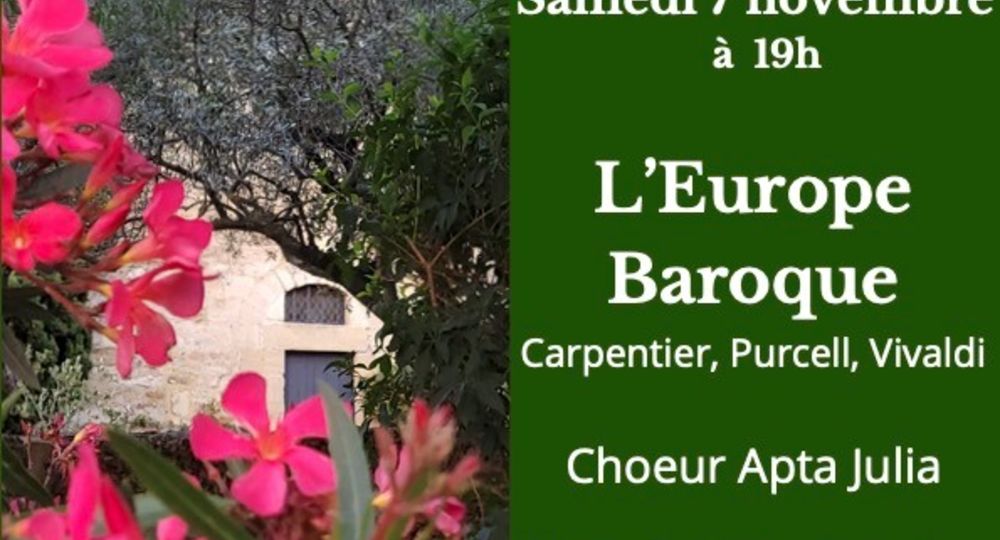 Concert musique baroque et chœur Apta Julia_Roquemaure