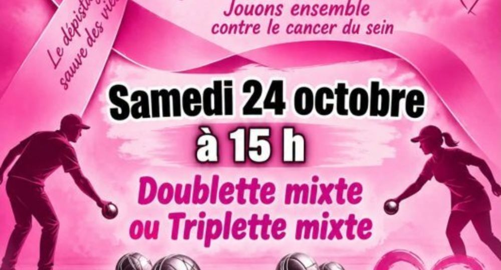 Pétanque - Octobre Rose_Le Cailar