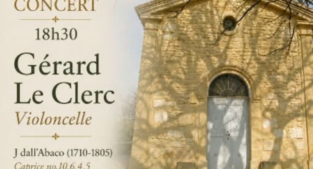 Concert violoncelle - Gérard le Clerc