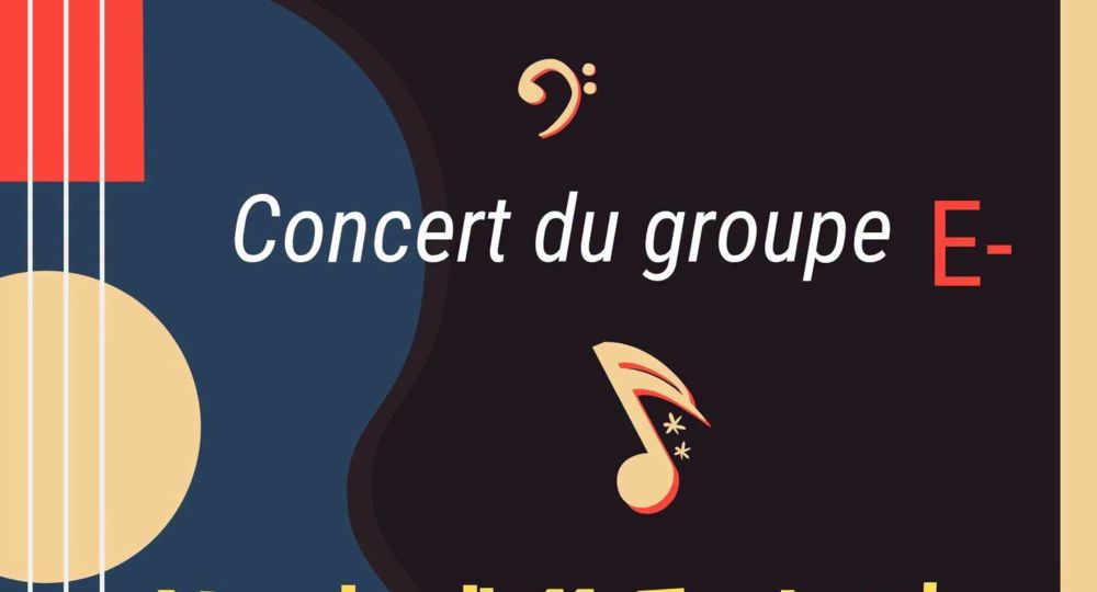 Affiche concert de guitare