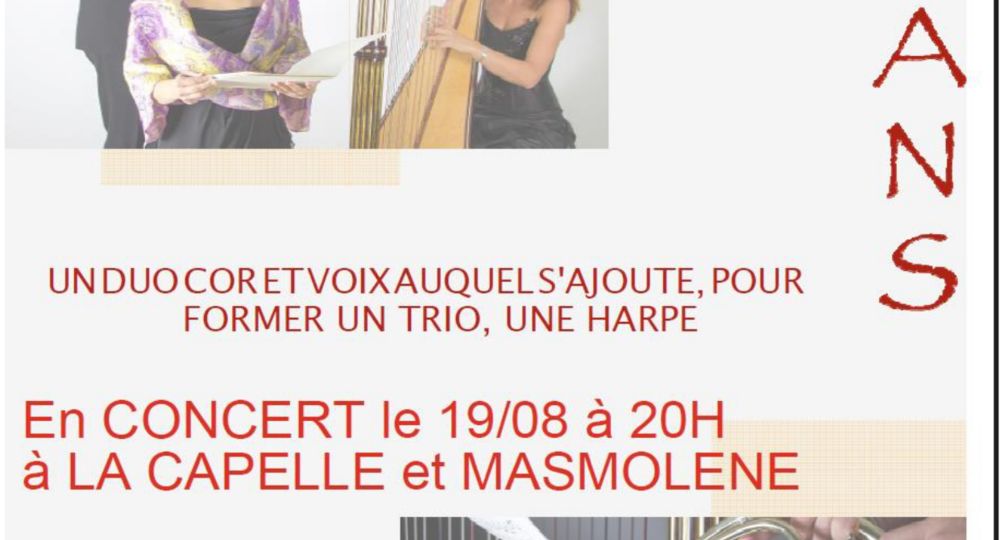 Concert - Trio Sonans_La Capelle-et-Masmolène