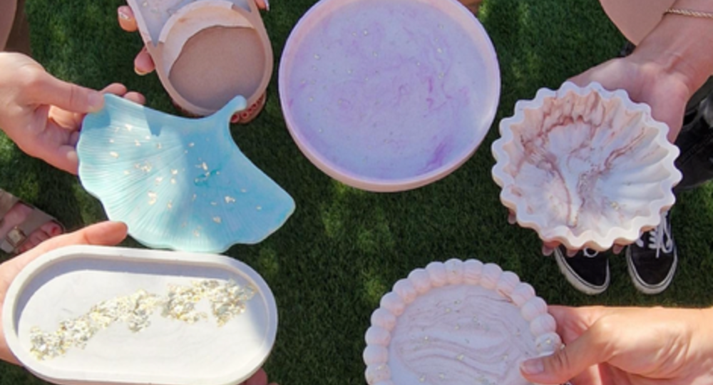 Atelier créatif : jesmonite et chantilly_Villeneuve-lez-Avignon
