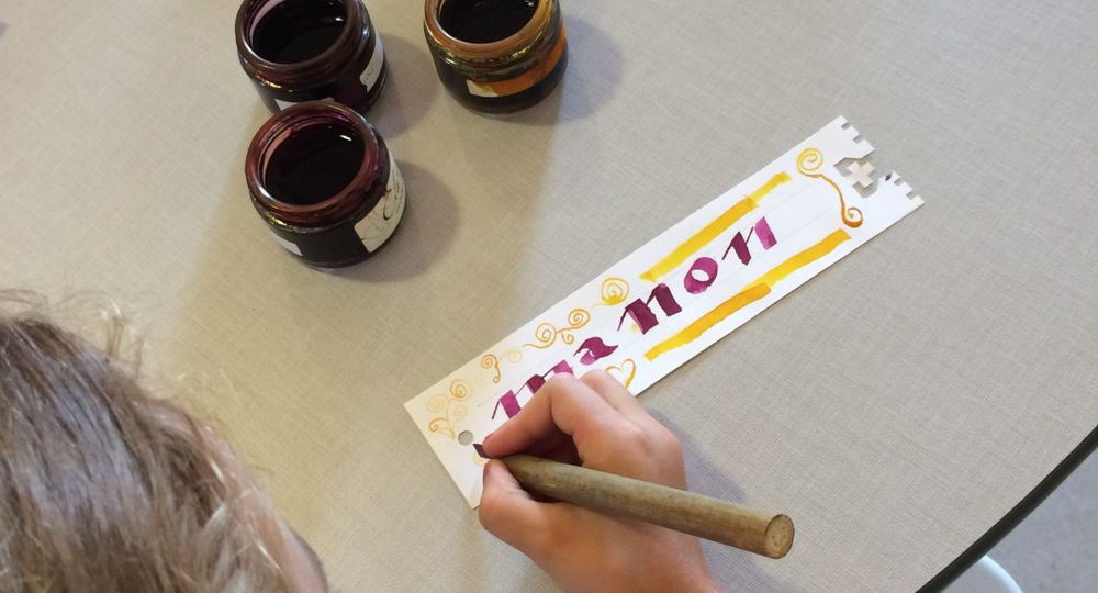 Atelier calligraphie du château de Sommières_Sommières
