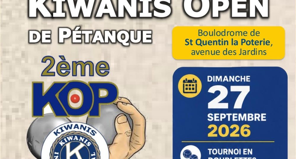 Kiwanis Open de Pétanque_Saint-Quentin-la-Poterie