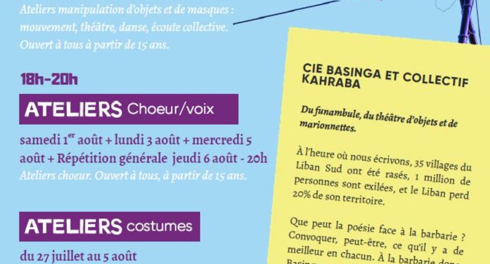 Participez à une aventure artistique unique : La Terre s'en va sous nos pieds_Sauve