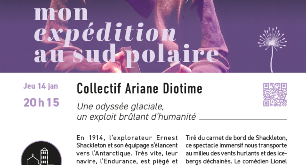 Théâtre - Shackleton, mon expédition au sud polaire_Uzès