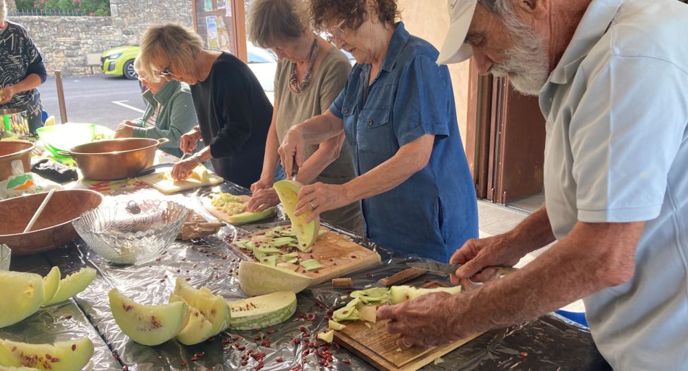 Préparation de la confiture de citre