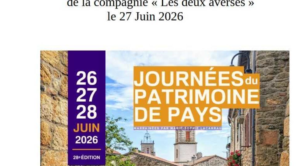 Journées du Patrimoine de Pays à Dourbies_Dourbies