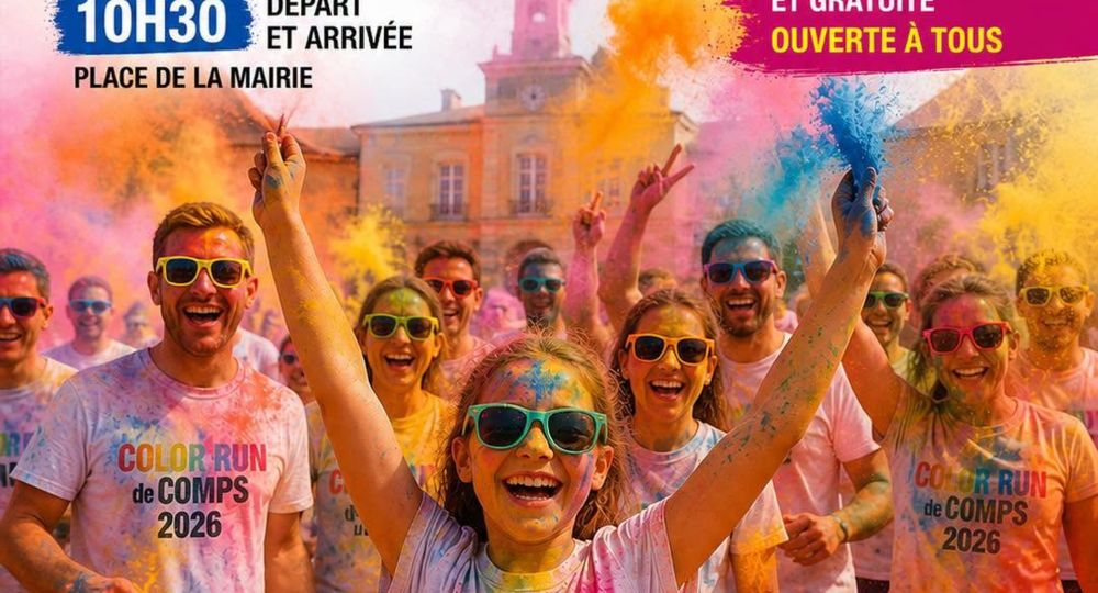 Color Run de Comps - 1ère édition_Comps