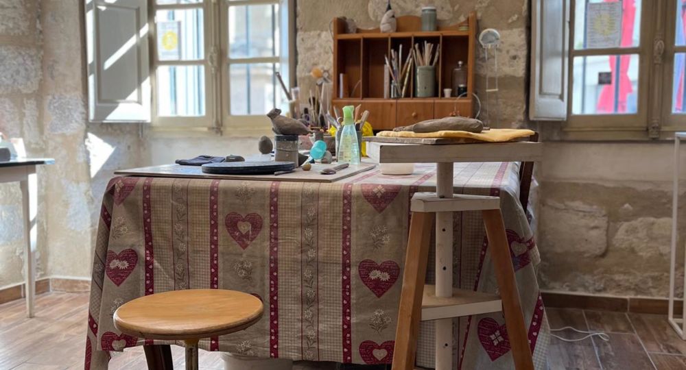 Atelier céramique : création d'un bougeoir_Villeneuve-lez-Avignon