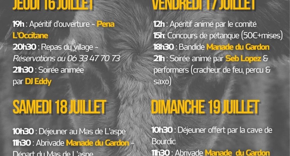 Fête votive - Bourdic_Bourdic