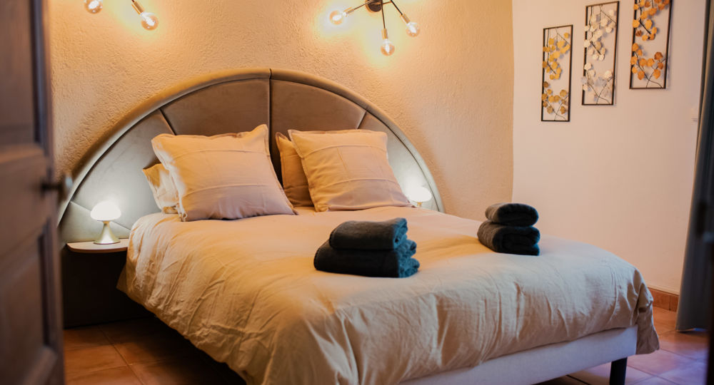 Chambre Ginkgo climatisée avec Lit Queen Size