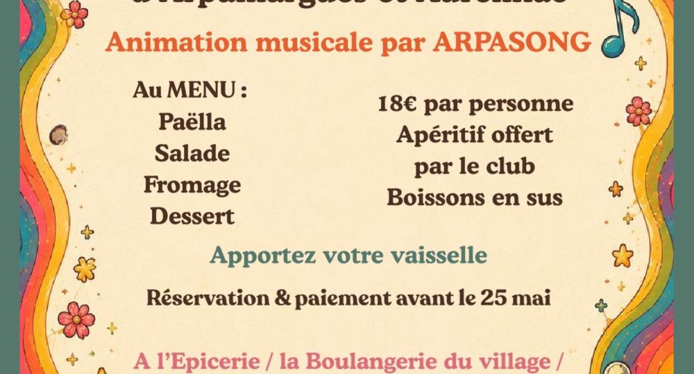 Repas années 70