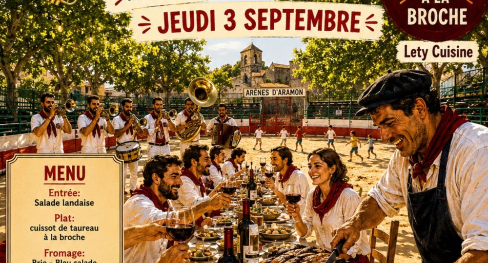 Repas festif Fête votive - Aramon_Aramon