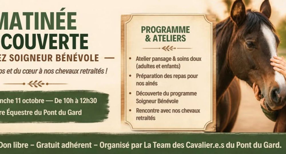 Matinée découverte - Devenez soigneur bénévole_Collias