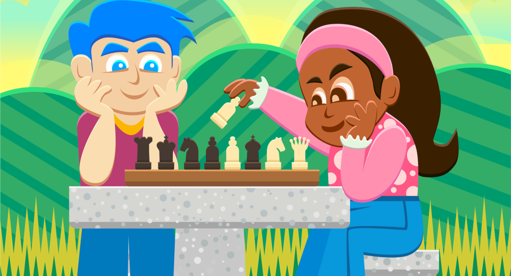 Jeux d'échecs parents enfants_Uzès