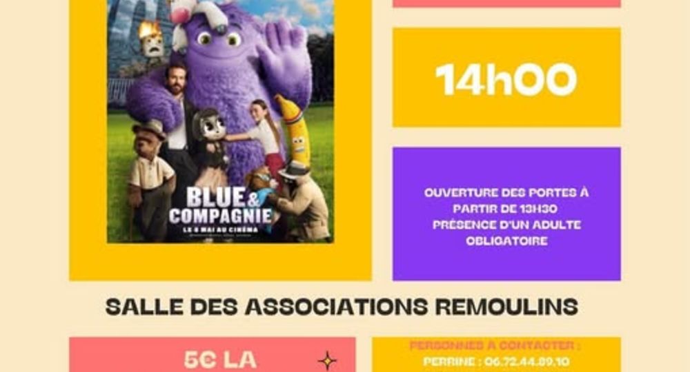 Ciné goûter / Blue et Compagnie_Remoulins